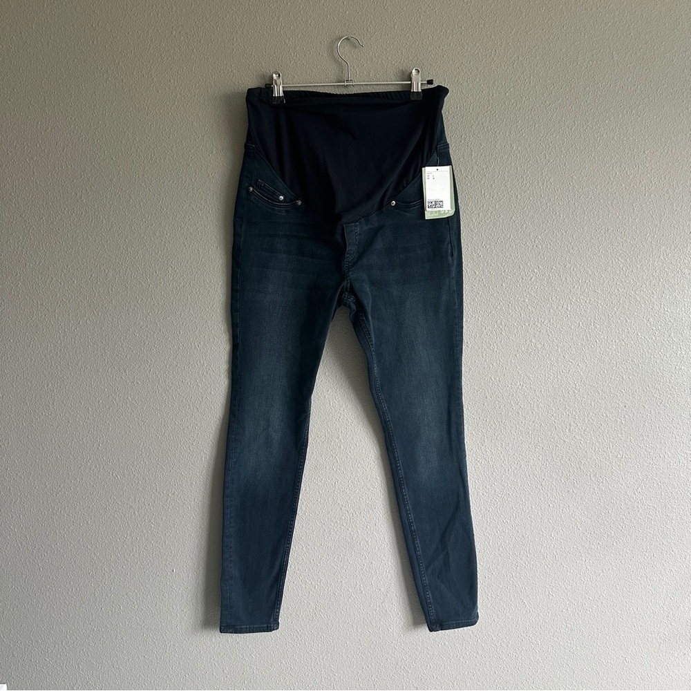 NWT H&M Maternity Blue Skinny Jeans Large